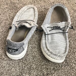 Hey Dude Light Gray Men's Moccasins